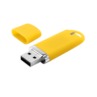 Фото товара Флешка Shape с покрытием Софт Тач 16 GB, желтая