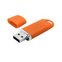 Фото товара Флешка Shape с покрытием Софт Тач 16 GB, оранжевая