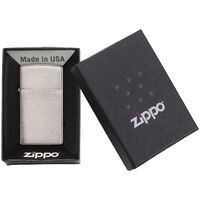 Фото товара Зажигалка Zippo Slim Brushed, матовая серебристая