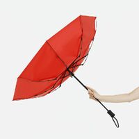 Фото товара Зонт складной Monsoon, красный