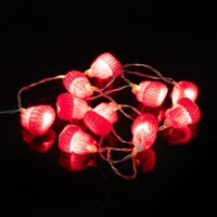 Фото товара Гирлянда Cosy Poms, красная