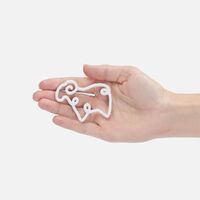 Фото товара Подвеска «Барашек», 3D-печать, белая