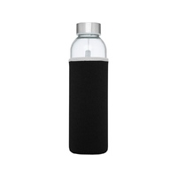 Фото товара Спортивная бутылка Bodhi из стекла объемом 500 мл, черный