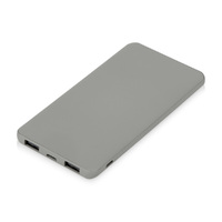 Фото товара Подарочный набор c пластиковой ручкой, повербанком С1, 5000 mAh, серый