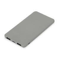 Фото товара Подарочный набор с термобутылкой и повербанком С1, 5000 mAh, серый