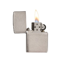 Фото товара Зажигалка ZIPPO Armor™ c покрытием Brushed Chrome, латунь/сталь, серебристая, матовая, 38x13x57 мм