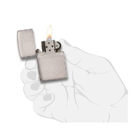 Фото товара Зажигалка ZIPPO Armor™ c покрытием Brushed Chrome, латунь/сталь, серебристая, матовая, 38x13x57 мм