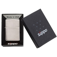 Фото товара Зажигалка ZIPPO Armor™ c покрытием Brushed Chrome, латунь/сталь, серебристая, матовая, 38x13x57 мм