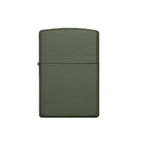 Фото товара Зажигалка ZIPPO Classic с покрытием Green Matte, латунь/сталь, зелёная, матовая, 38x13x57 мм
