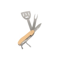 Фото товара BBQ мультитул Blade 5в1 с деревянными ручками, в чехле
