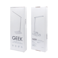 Фото товара Настольная лампа Geek с беспроводной зарядкой (черный)