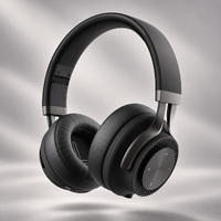 Фото товара Беспроводные накладные наушники Stereo Style ANC , BT 5.0, ANC, 500мАч, черный, Deppa