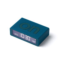 Часы настольные Flip Mini, темно-бирюзовый