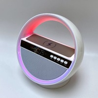 Фото товара Bluetooth колонка "Smart Orb" 5Вт с беспроводным (15W) ЗУ, лампой, часами, FM радио
