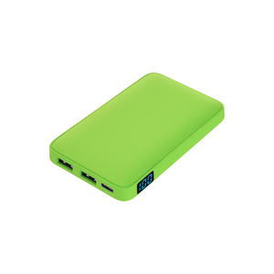 Внешний аккумулятор с подсветкой Анкор (Ancor) 5000 mAh, салатовый